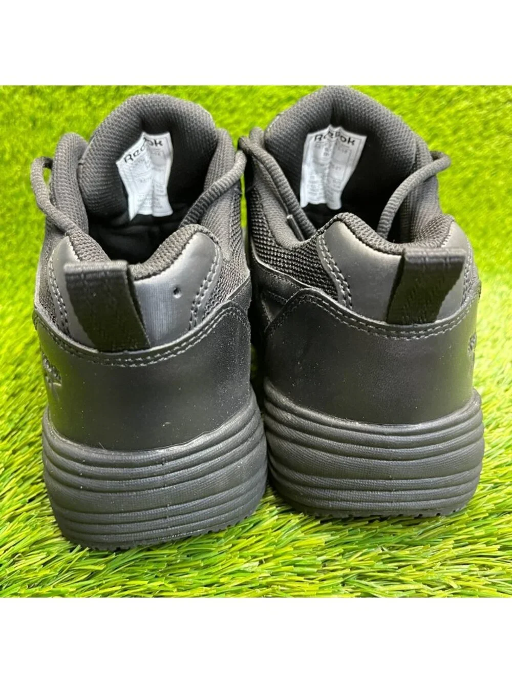Reebok Centose Mens Size 10.5E Black Leather Composite Toe Safety Work Shoes